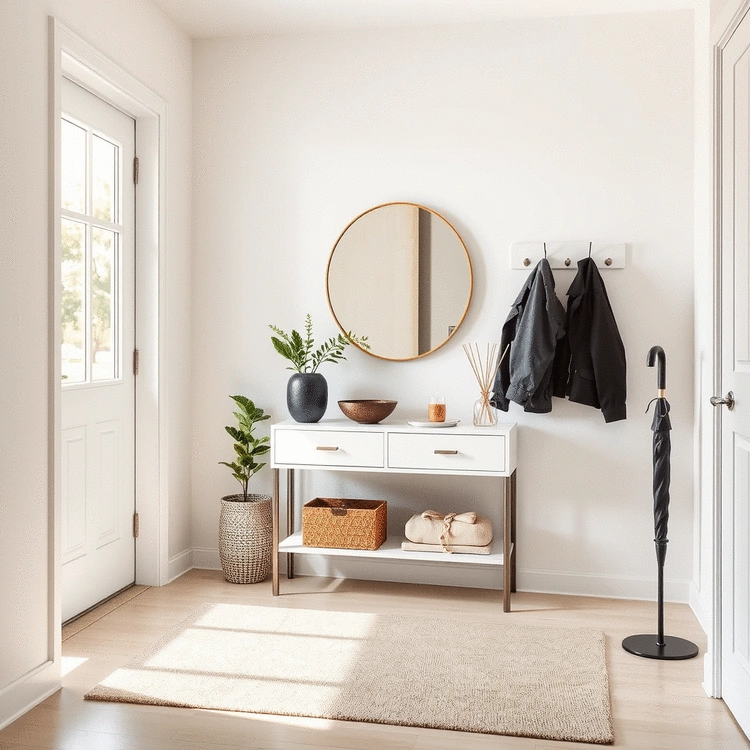 creating a functional entryway with decluttering techniques