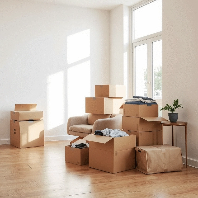 decluttering your home before moving to a new place