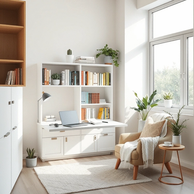 strategies for decluttering multi-purpose rooms in homes